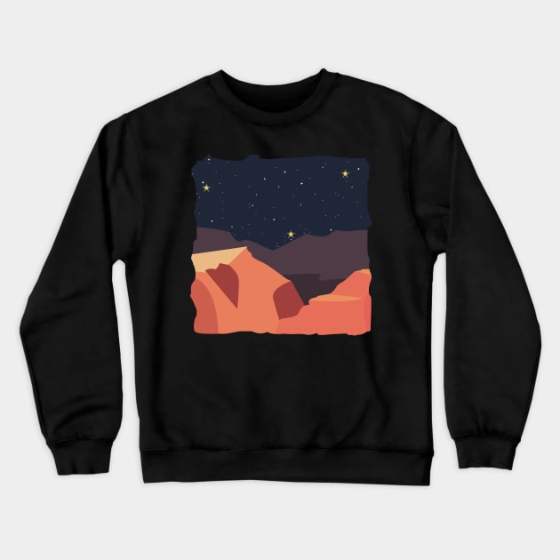 The Starry Night Watercolor Crewneck Sweatshirt by jeune98